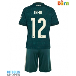 Billiga Real Madrid Alexander-Arnold #12 Bortatröja Barn 2026-27 Kortärmad (+ Korta byxor)